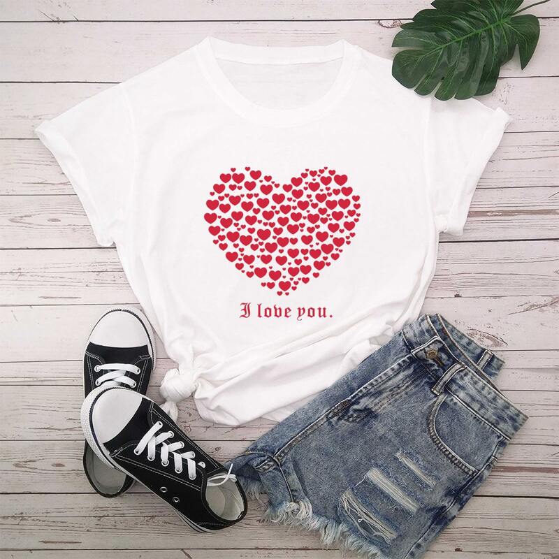 

Heart Graphic Tee, White