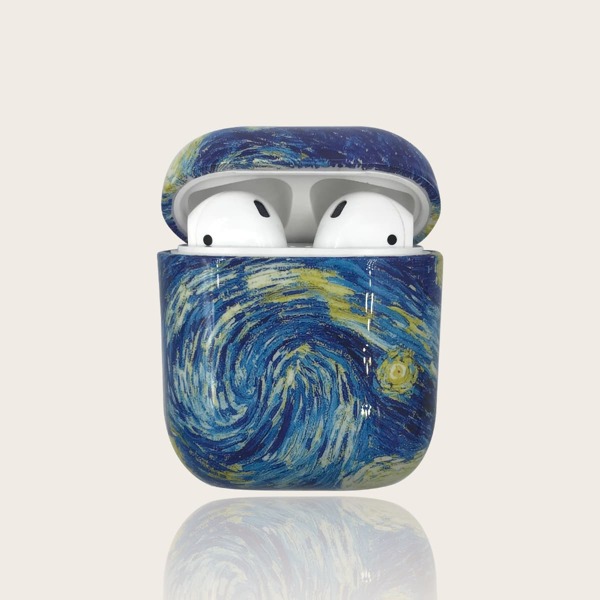 

Контрастный чехол для Airpods 1шт, Синий