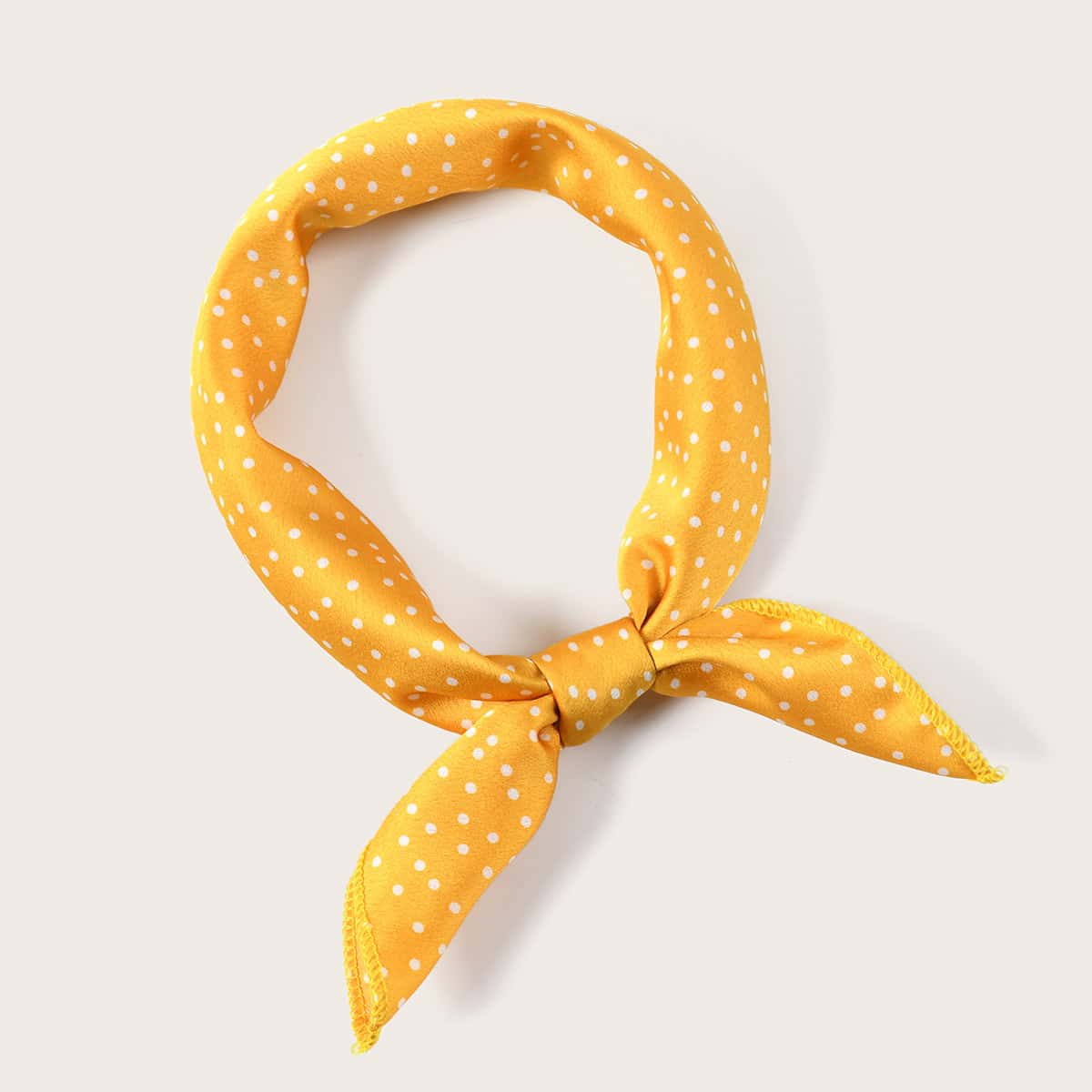 

Polka Dot Bandana, Yellow