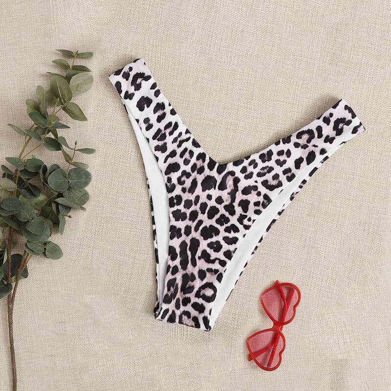 

Leopard High Cut Bikini Panty, Multicolor