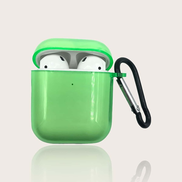 

Однотонный чехол для AirPods 1шт, Зелёные