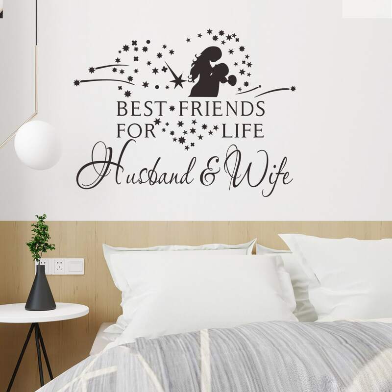 

Slogan Graphic Wall Sticker, Black