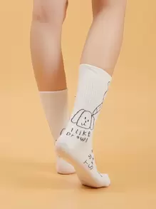 Cartoon Graphic Socks