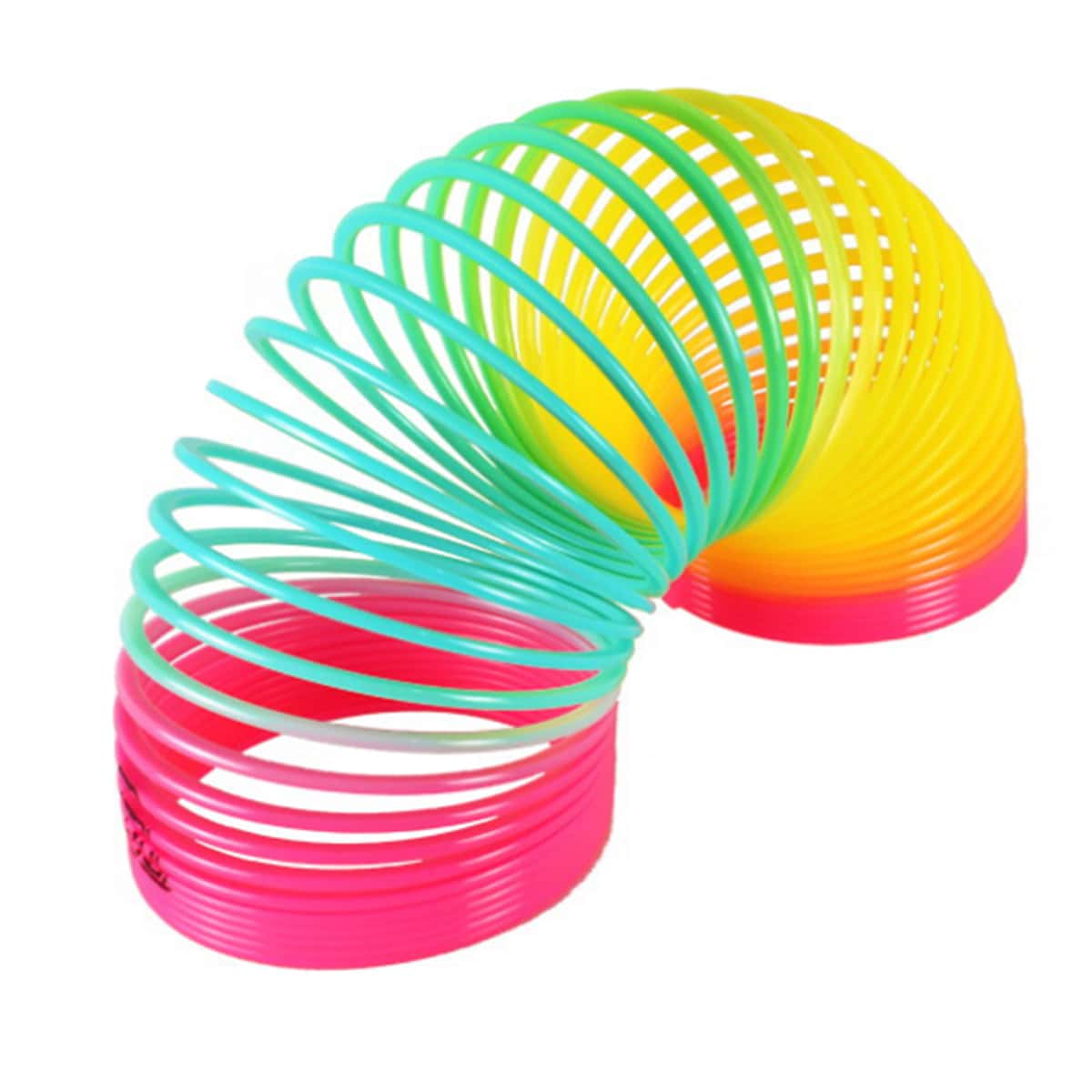 

1pc Random Color Rainbow Circle Spring, Multicolor