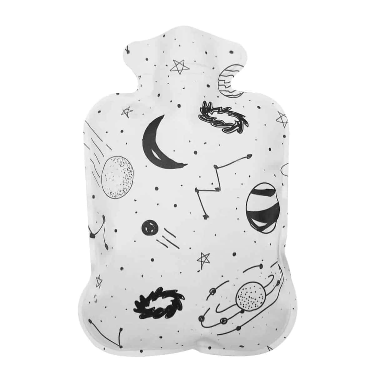 

Galaxy Pattern Hot Water Bag, White