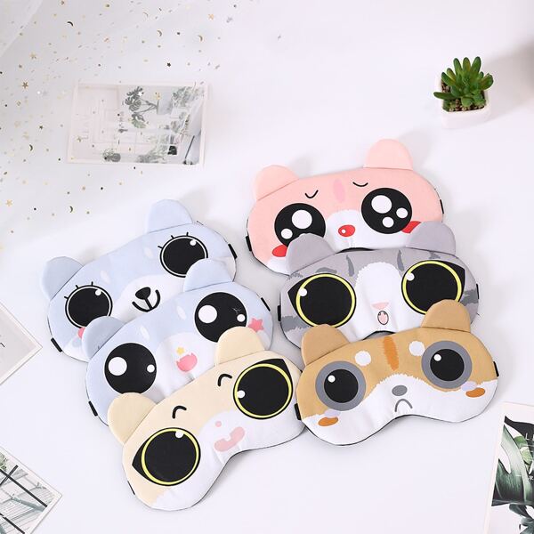 

1pc Cartoon Graphic Eye Cover, Multicolor