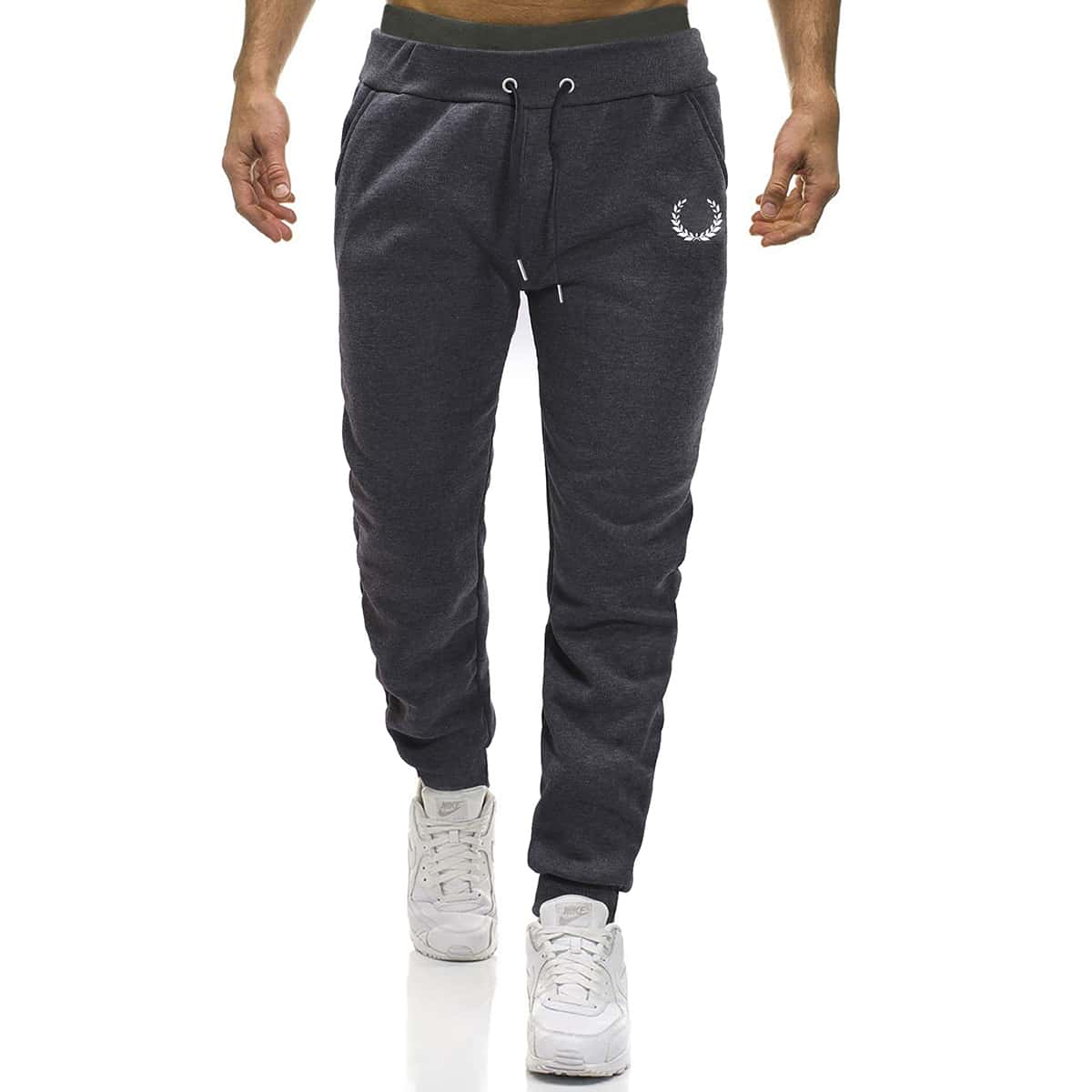

Guys Side Stripe Drawstring Sweatpants, Dark grey