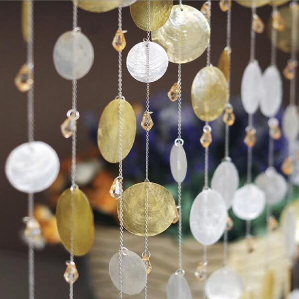

1pc Crystal String Curtain, Multicolor