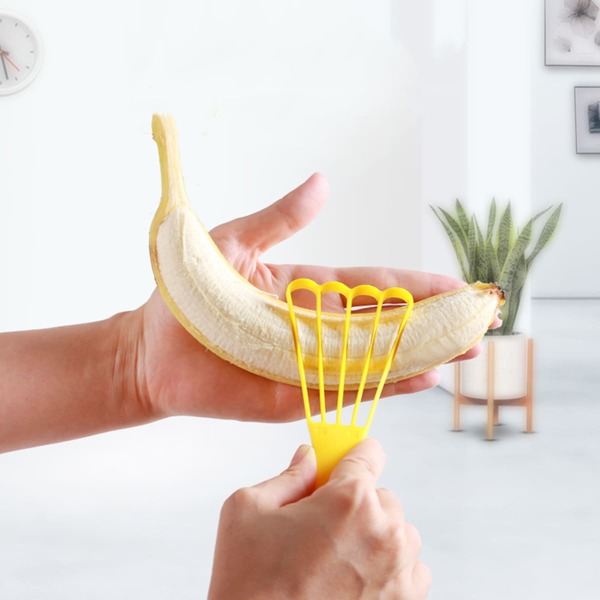 

1pc Banana Splitter, Yellow
