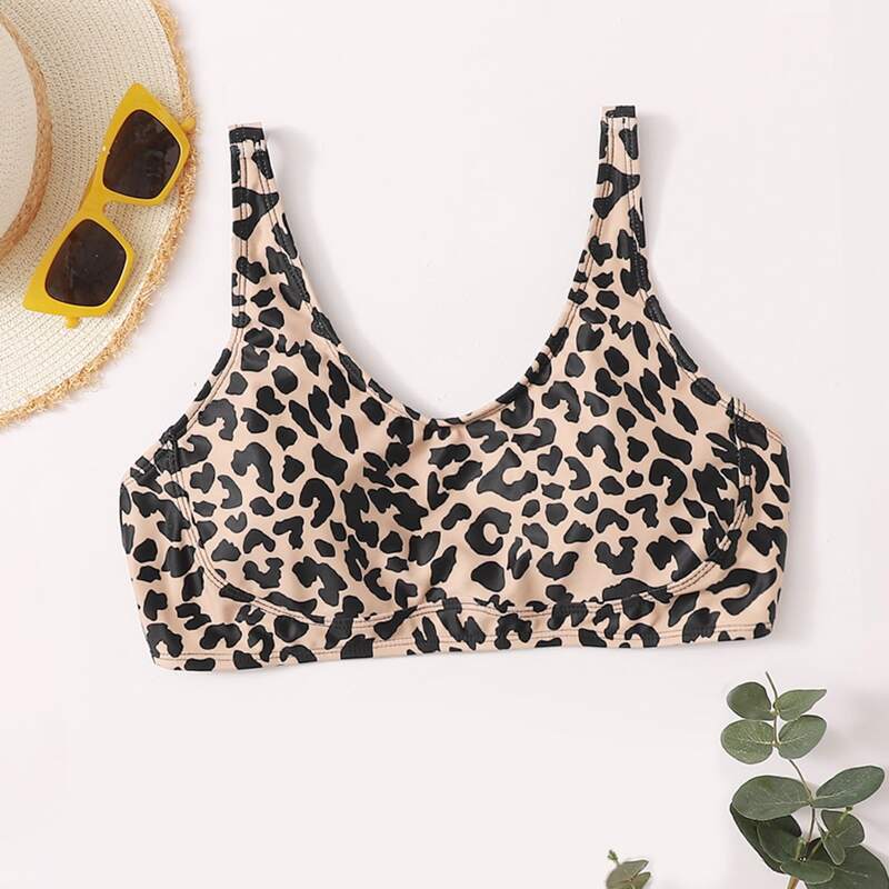 

Leopard Bikini Top, Multicolor