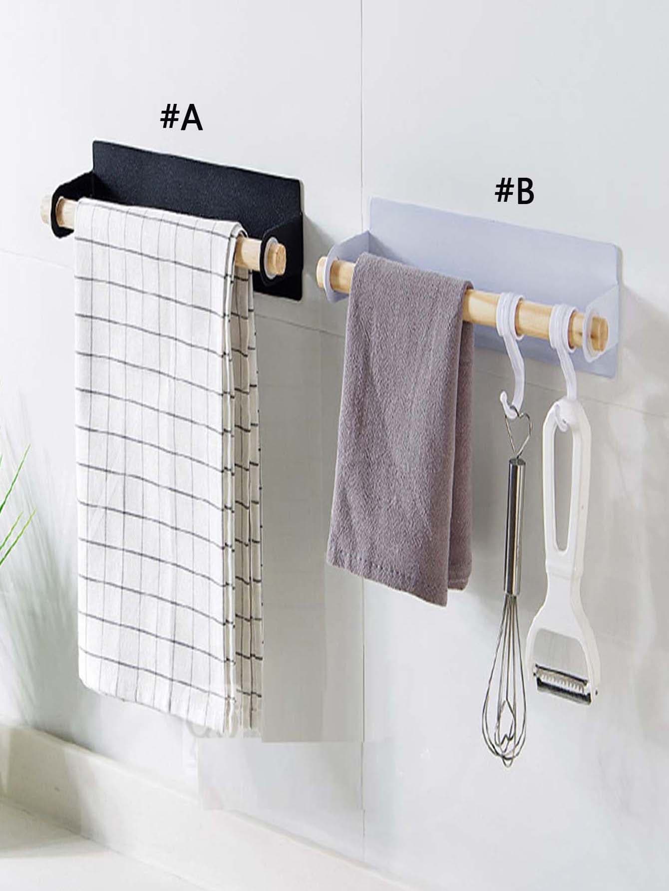 bathroom wall mounted towel rack on 1pc Wall Mounted Towel Holder Shein Usa