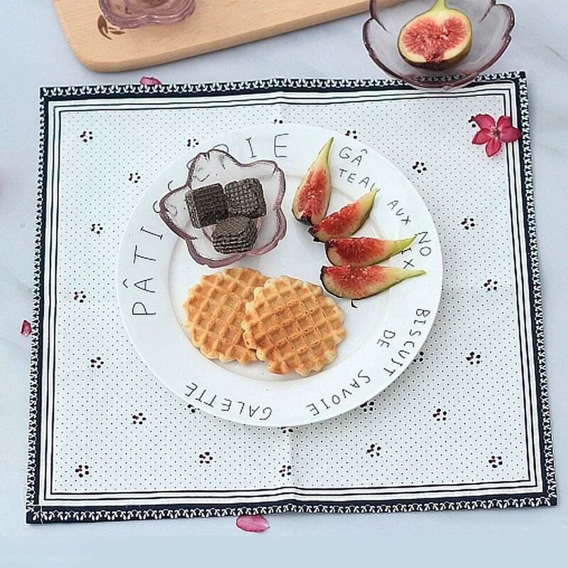 

1pc Vintage Pattern Placemat, Multicolor
