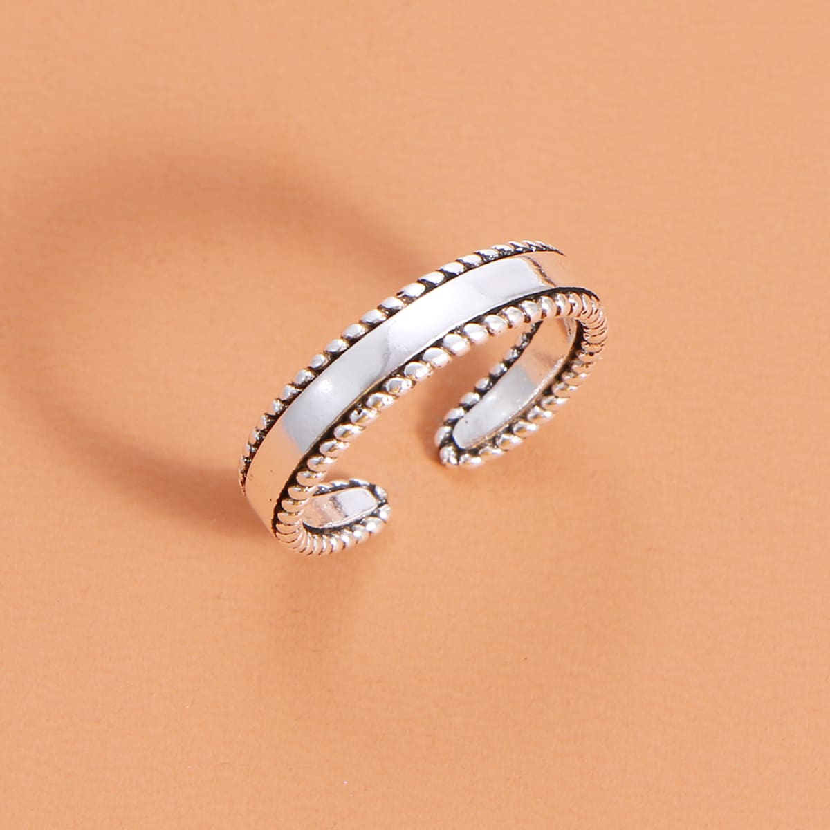 

Simple Cuff Ring, Silver