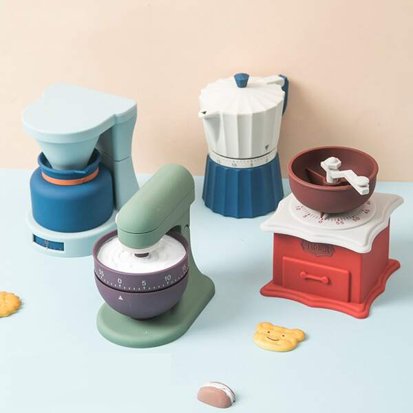 

1pc Cartoon Kitchen Timer, Multicolor