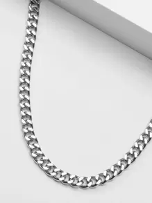 Chuỗi vòng cổ đơn giản - Bạc - Xem 2