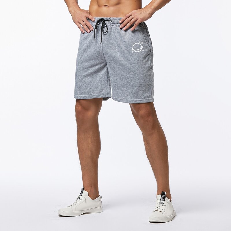 

Guys Planet Graphic Shorts, Light grey