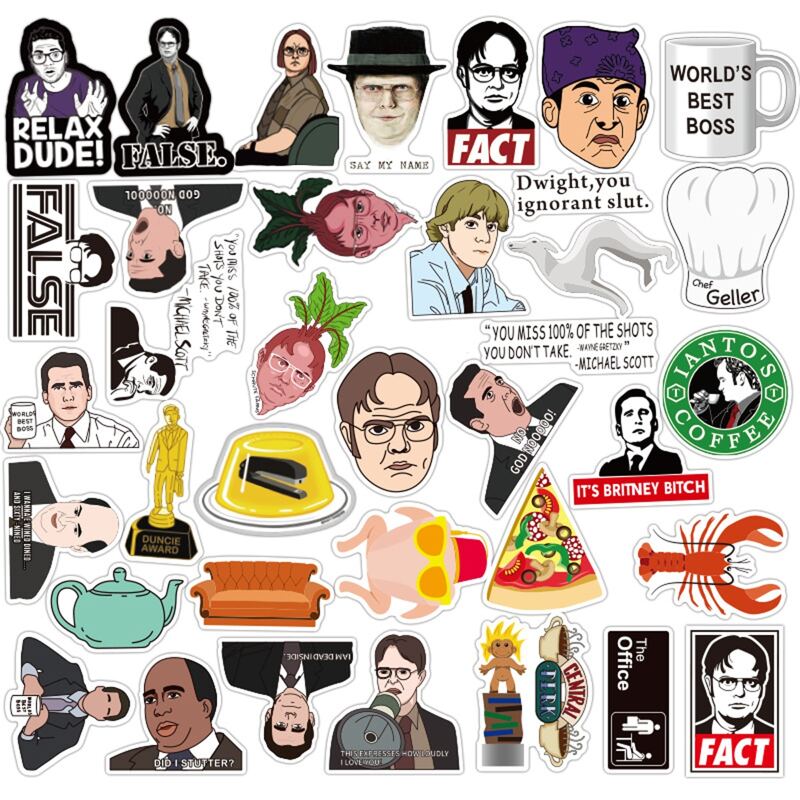 

50pcs Figure Graphic Sticker, Multicolor