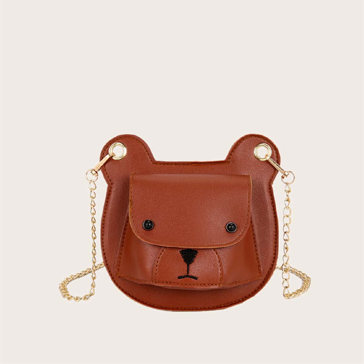 

Bear Crossbody Bag, Rust brown