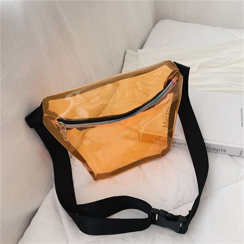 

Clear Fanny Pack, Orange