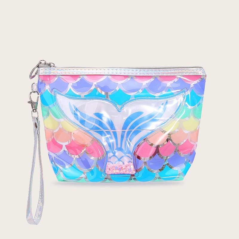 

Fish Scale Clutch Bag, Multicolor