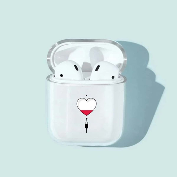 

Heart Print AirPods Case