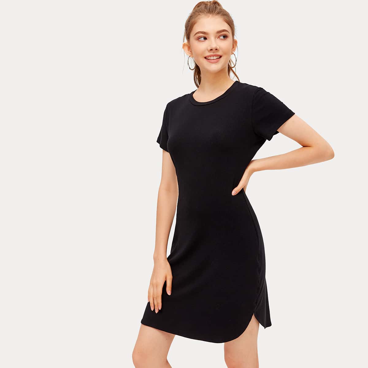 

Black Tee Dress