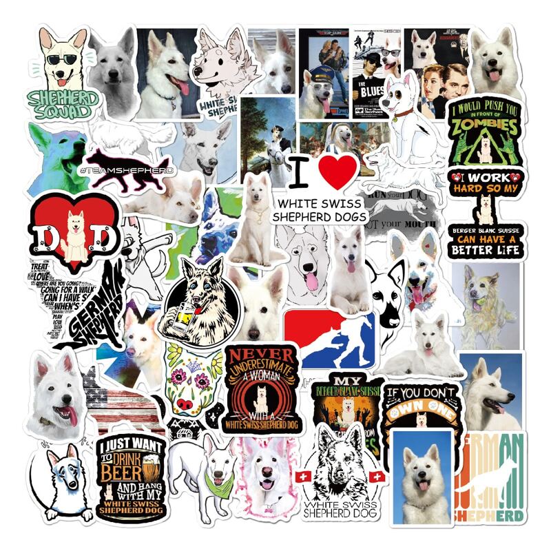 

53pcs Animal Print Sticker, Multicolor