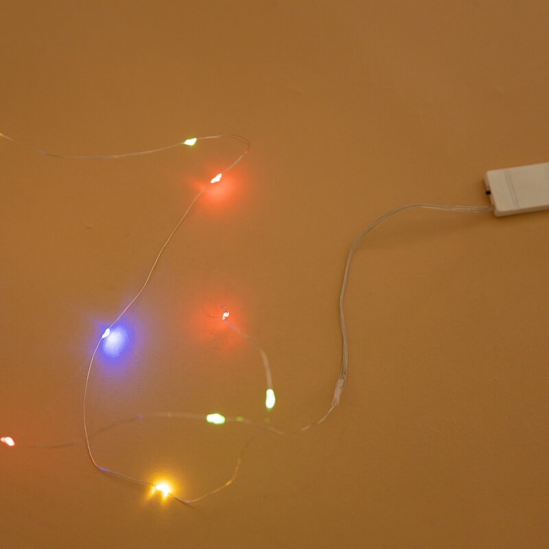 

10pcs Clip Bulb String Light, Multicolor