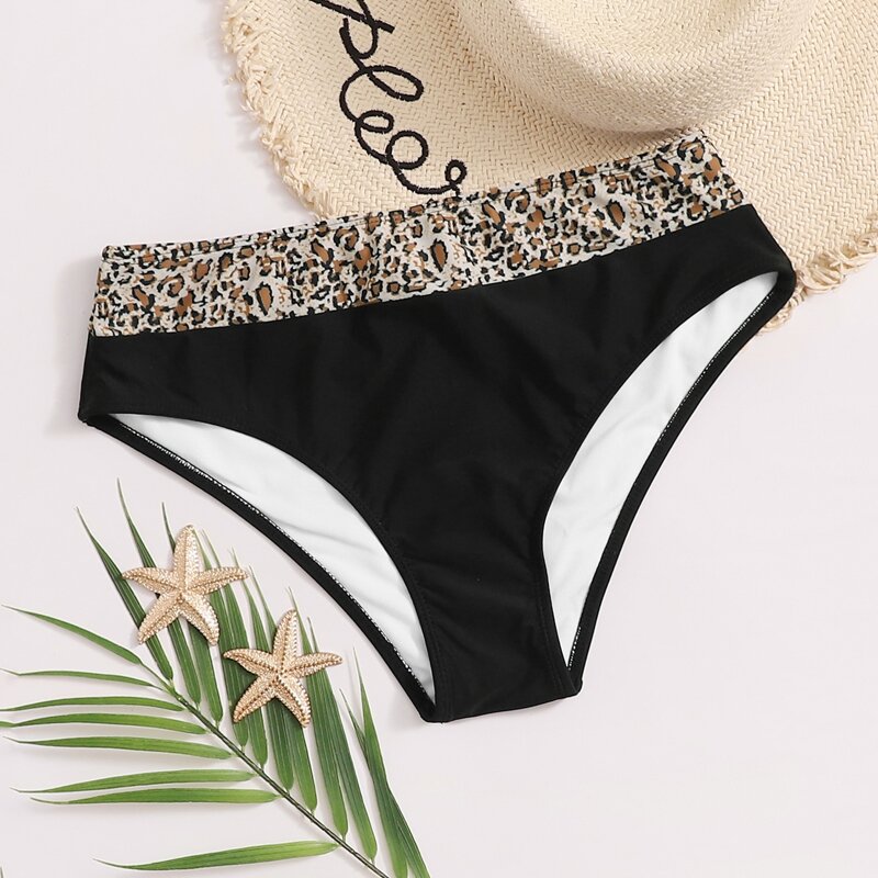 

Contrast Trim Bikini Panty, Black