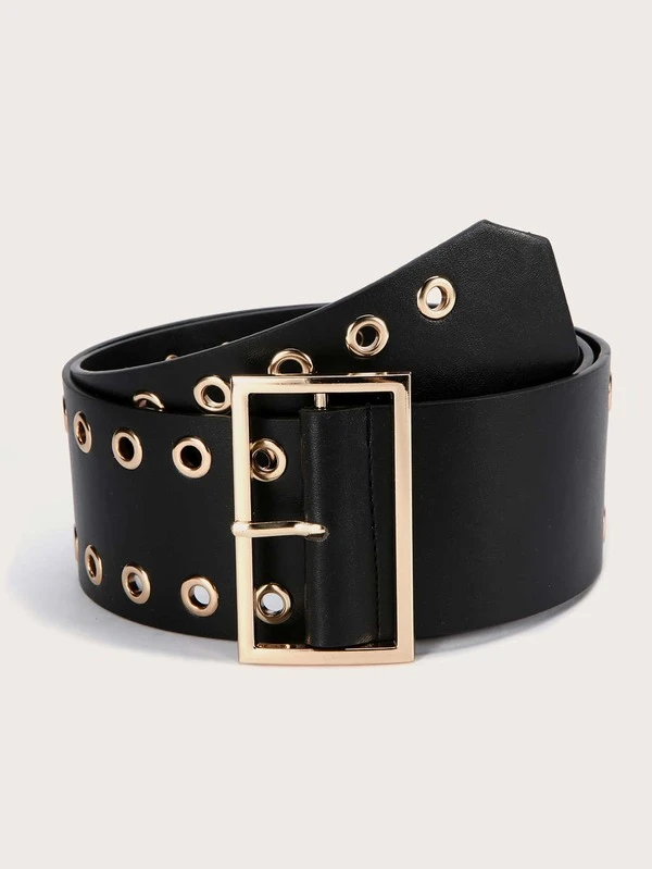 eyelet buckle belt