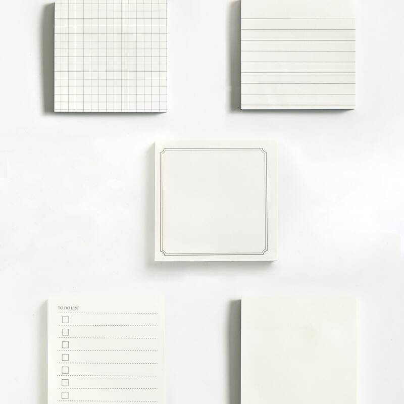 

1pack Solid Sticky Note, White