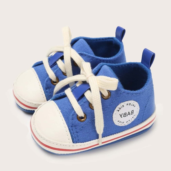 

Baby Girl Lace-up Front Sneakers, Royal blue