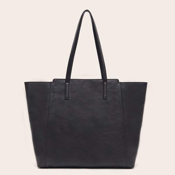 

Minimalist Large Capacity Tote Bag, Black