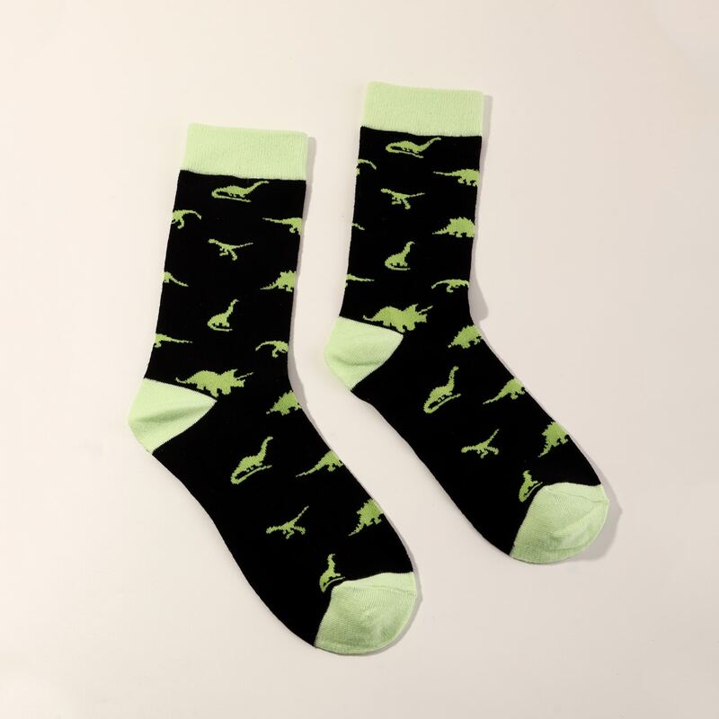

Guys Dinosaur Pattern Socks, Multicolor