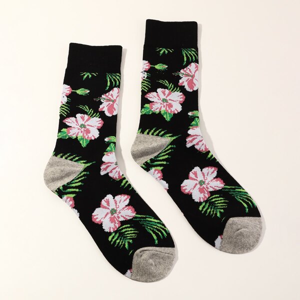 

Men Cherry Pattern Socks, Multicolor