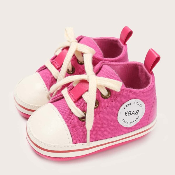 

Baby Girl Lace-up Front Sneakers, Pink