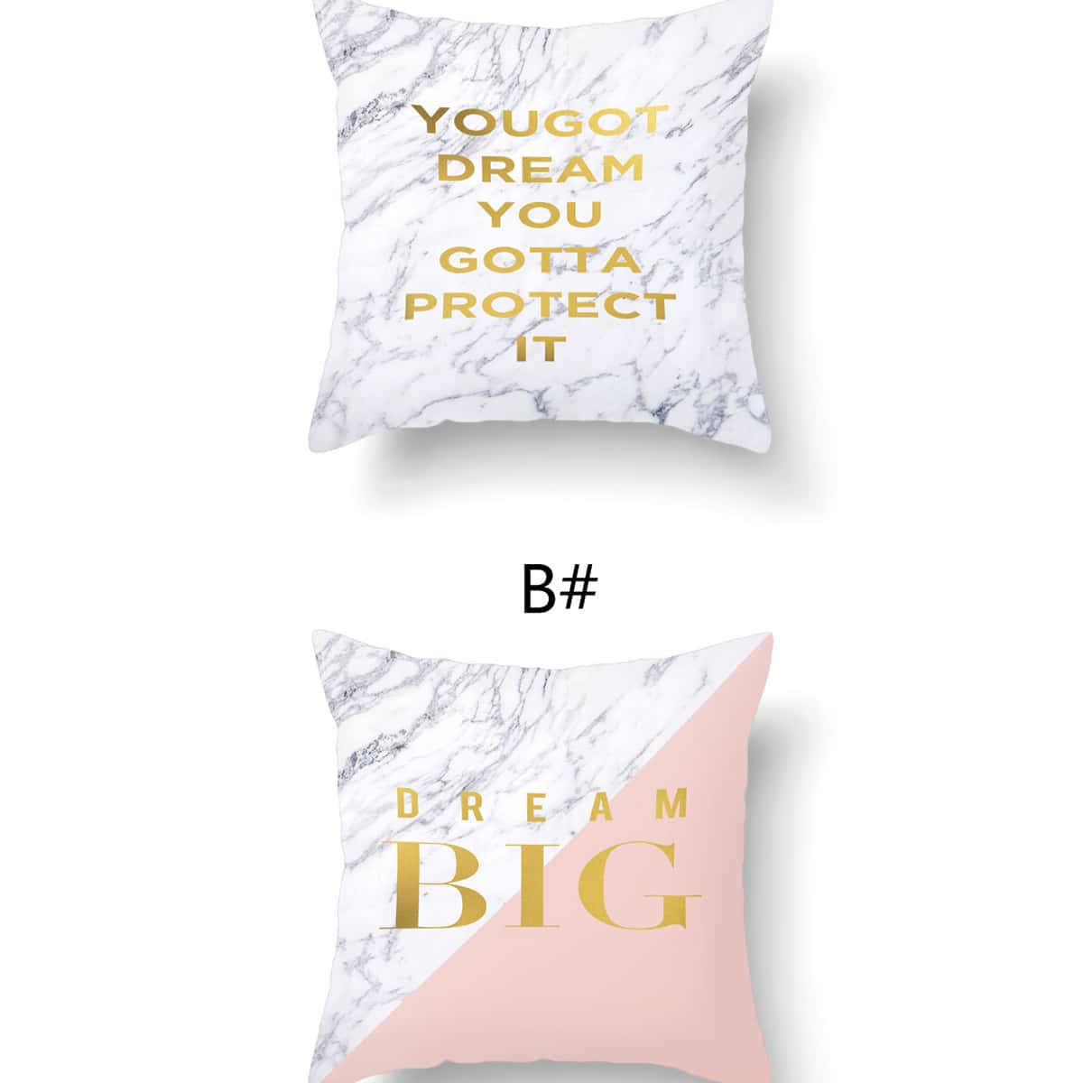 

1pc Slogan Graphic Cushion Cover Without Filler, Multicolor
