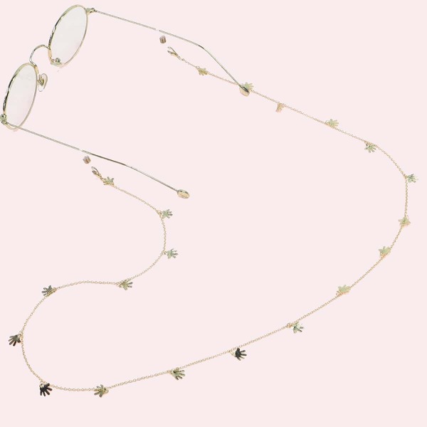 

Hand Charm Glasses Chain, Gold