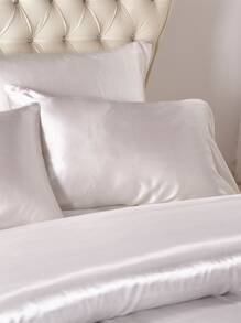 2pcs Solid Pillowcase Without Filler - White - View 5
