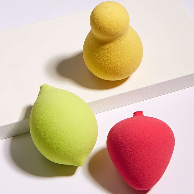 

3pcs Cartoon Makeup Sponge, Multicolor