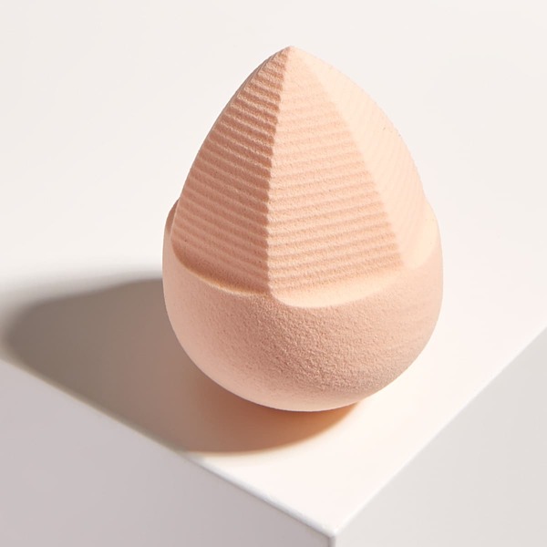 

1pc Solid Makeup Sponge, Apricot