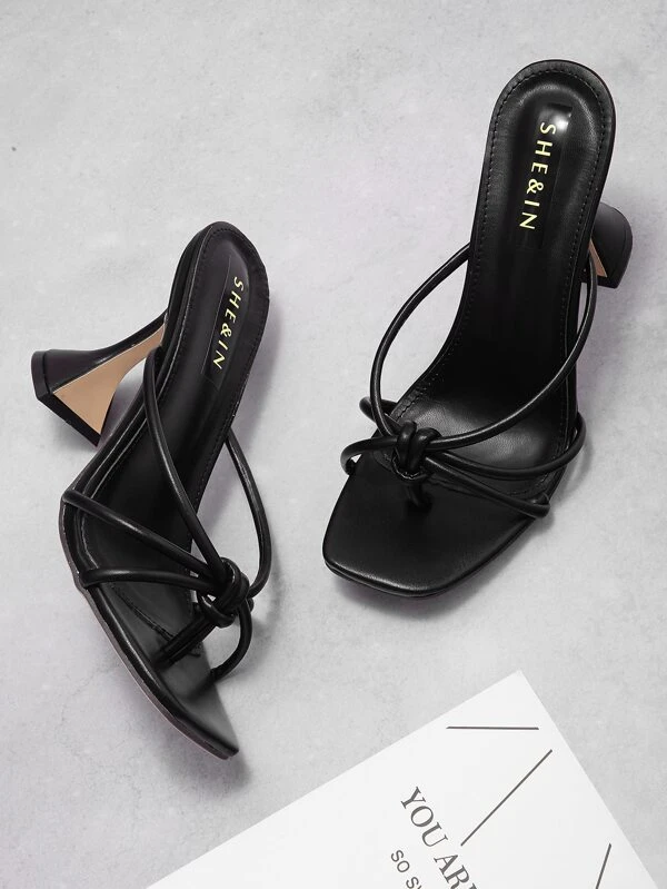 toe post mule heels