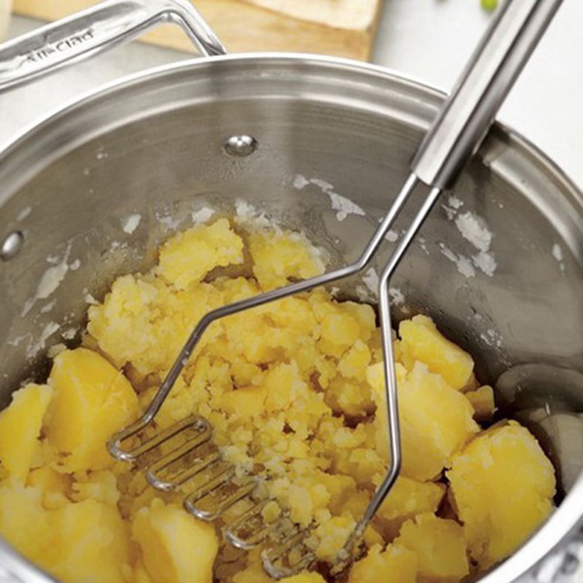 

Stainless Steel Potato Presser, Silver