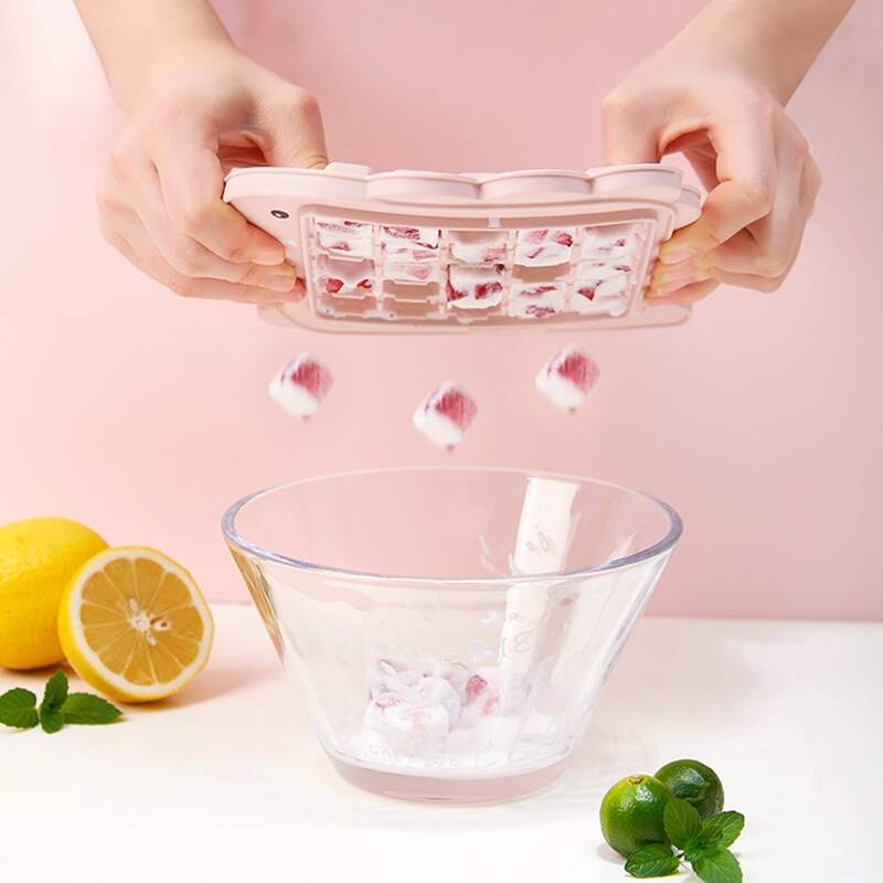 

1pc Cartoon Ice Tray, Pink