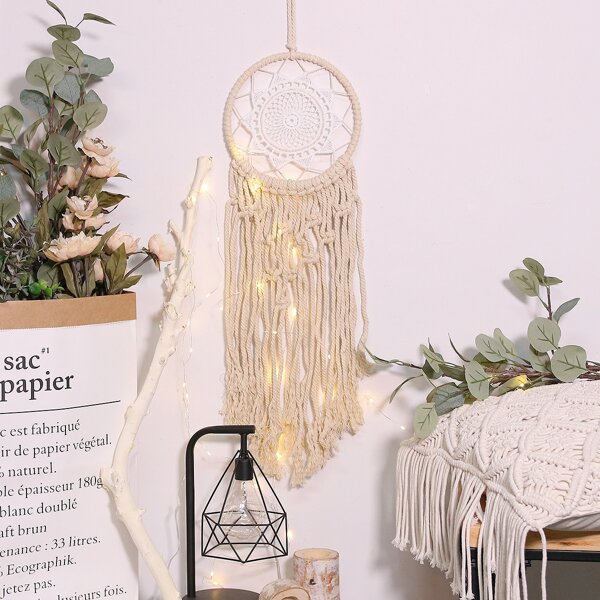 

Braided Dream Catcher, Beige