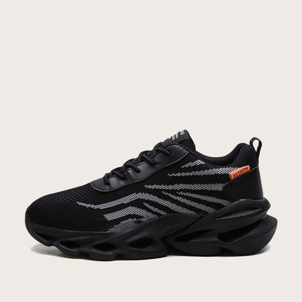 

Guys Lace-up Front Wide Fit Sneakers, Black
