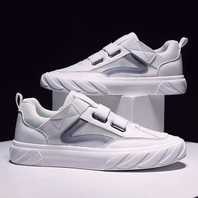 

Guys Mesh Panel Low Top Sneakers, White