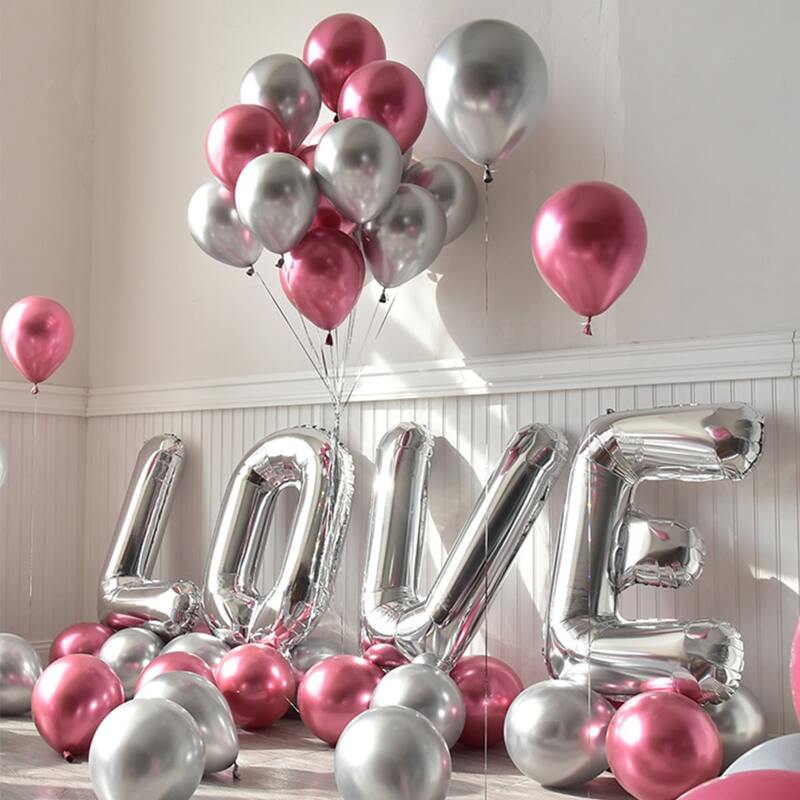 

44pcs Decorative Balloon Set, Multicolor