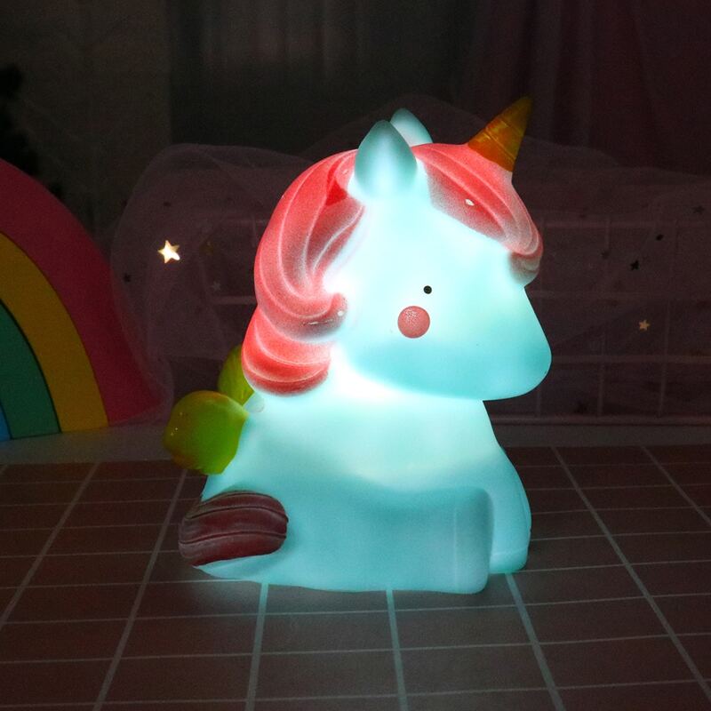 

Unicorn Shaped Night Light, White