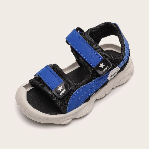 

Toddler Boys Open Toe Velcro Strap Sandals, Blue